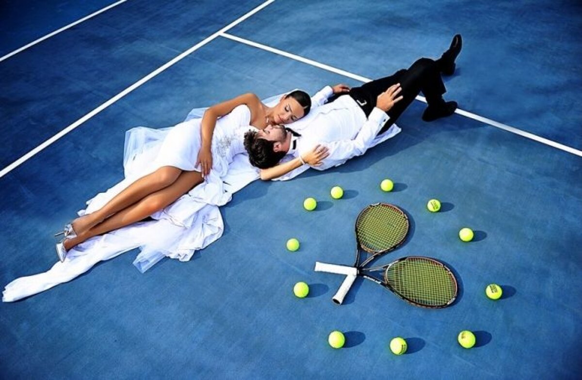 FOTO Secretul lui Basilașvili » Nu a câștigat niciun turneu, dar e invidiat pentru soția lui cea sexy