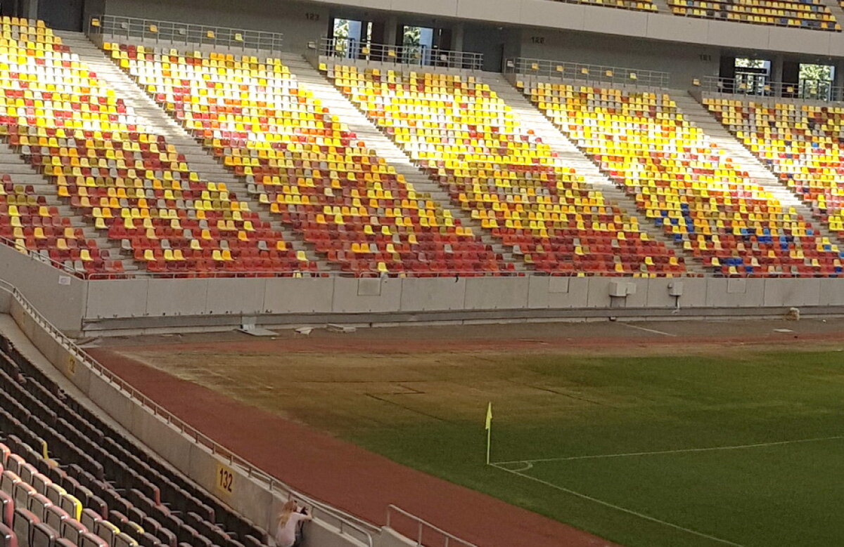 EXCLUSIV / FOTO Avarii pe Arena Națională, după concertul Kings of Leon! Meciurile se joacă pe teren redus