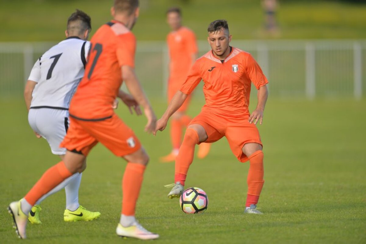 GALERIE FOTO Astra a făcut instrucție cu o nou promovată din Slovenia! Vâlceanu a marcat pentru fosta campioană în amicalul de azi 