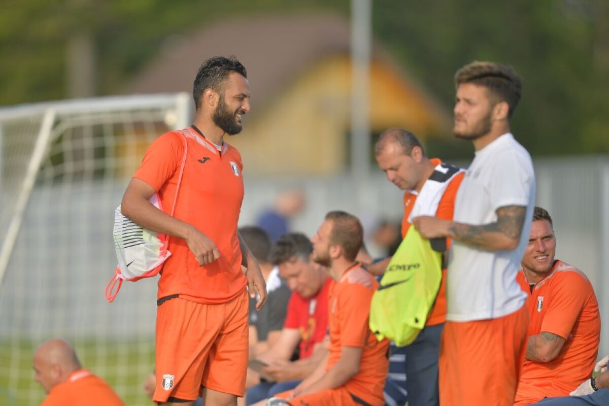 GALERIE FOTO Astra a făcut instrucție cu o nou promovată din Slovenia! Vâlceanu a marcat pentru fosta campioană în amicalul de azi 