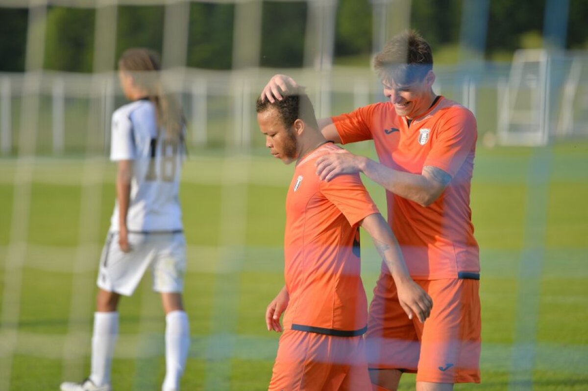 GALERIE FOTO Astra a făcut instrucție cu o nou promovată din Slovenia! Vâlceanu a marcat pentru fosta campioană în amicalul de azi 