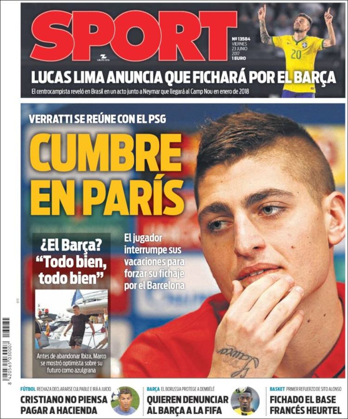 Ce scriu azi ziarele de sport din lume (23 iunie 2017)