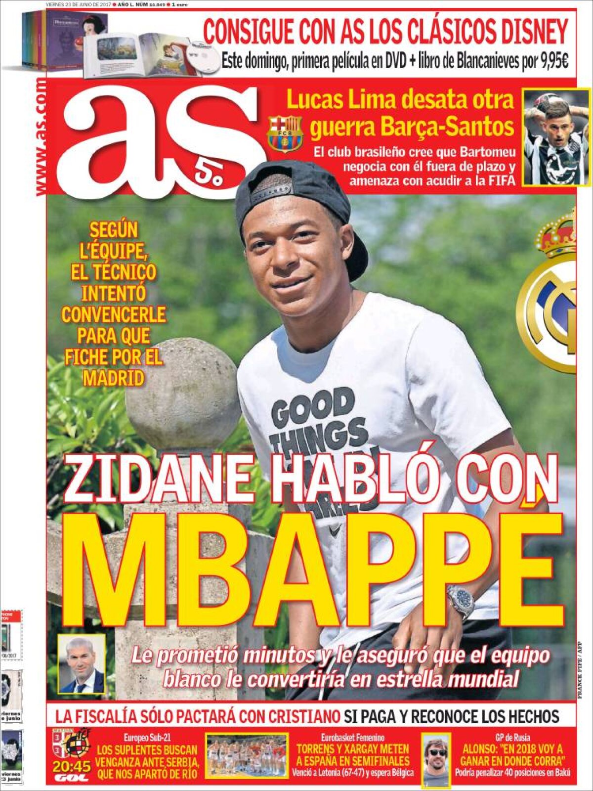 Ce scriu azi ziarele de sport din lume (23 iunie 2017)