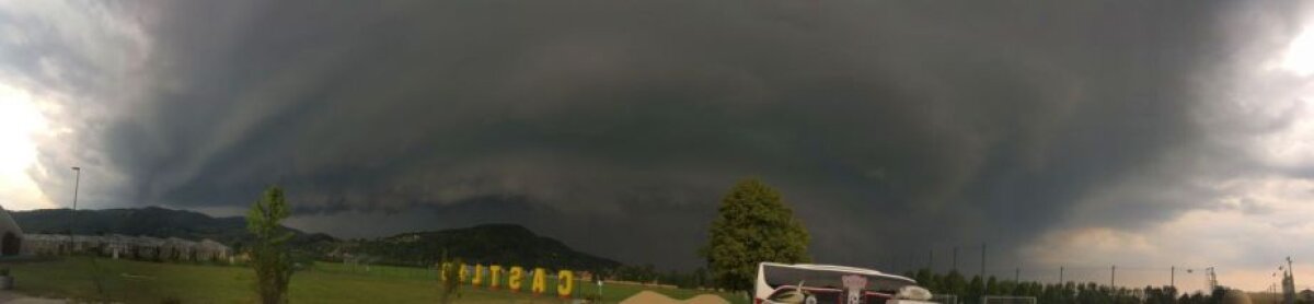 Corespondență din Slovenia » UPDATE / FOTO Astra a pierdut amicalul cu Anji, meci întrerupt 10 minute din cauza unei furtuni