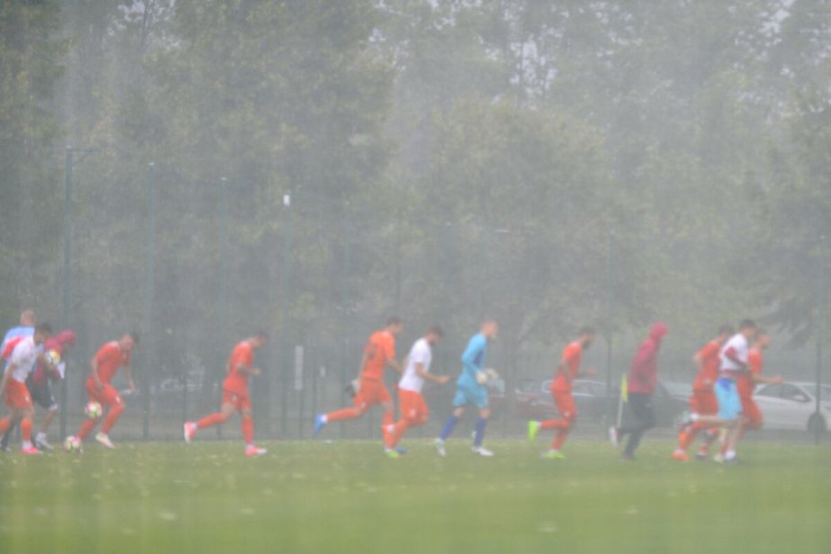 Corespondență din Slovenia » UPDATE / FOTO Astra a pierdut amicalul cu Anji, meci întrerupt 10 minute din cauza unei furtuni