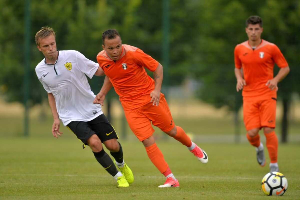 Corespondență din Slovenia » UPDATE / FOTO Astra a pierdut amicalul cu Anji, meci întrerupt 10 minute din cauza unei furtuni