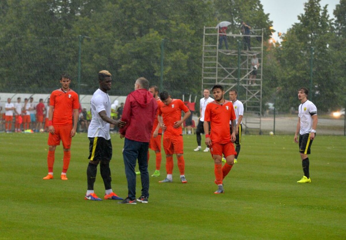 Corespondență din Slovenia » UPDATE / FOTO Astra a pierdut amicalul cu Anji, meci întrerupt 10 minute din cauza unei furtuni