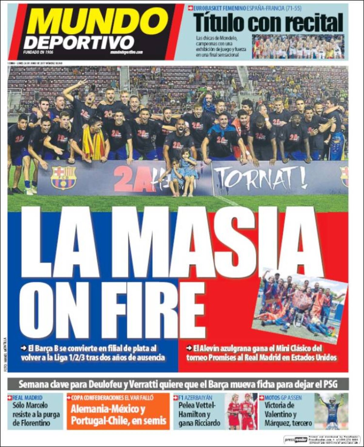 Ce scriu azi ziarele de sport din lume (26 iunie 2017)