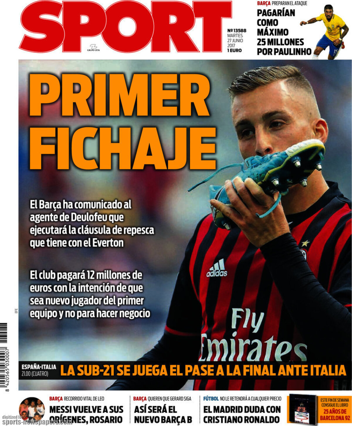 Ce scriu azi ziarele de sport din lume (27 iunie 2017)