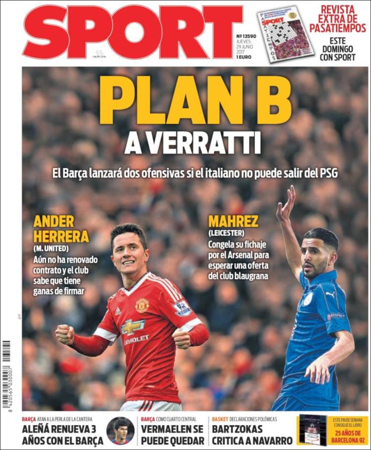 Ce scriu azi ziarele de sport din lume (29 iunie 2017)