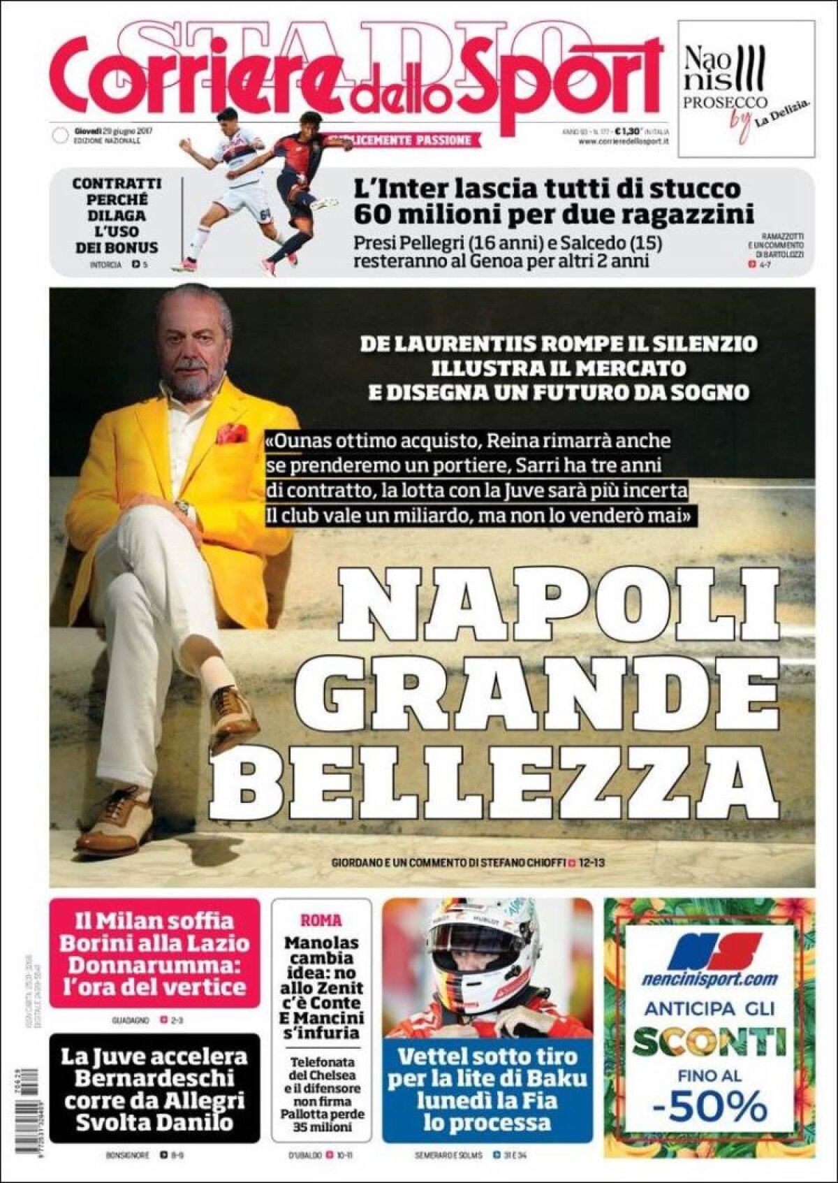 Ce scriu azi ziarele de sport din lume (29 iunie 2017)