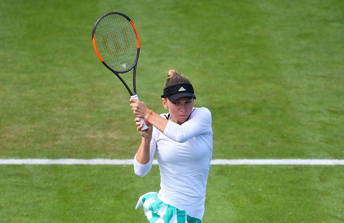 FOTO Prăbușire! Halep a fost eliminată în "sferturi" de la Eastbourne, după ce a avut 1-0 la seturi și 3-0 în setul 2