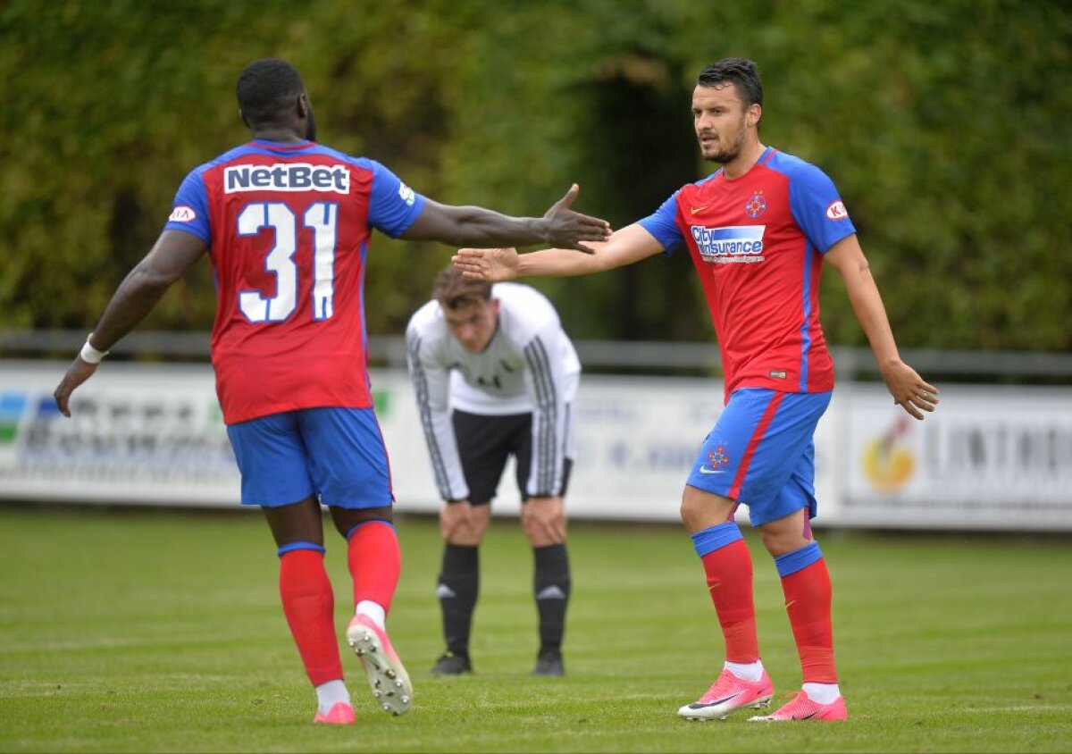 VIDEO + FOTO I-au "încărcat" » Succes categoric pentru roș-albaștri în primul test al verii: 7-0, "dublă" la debut pentru Budescu