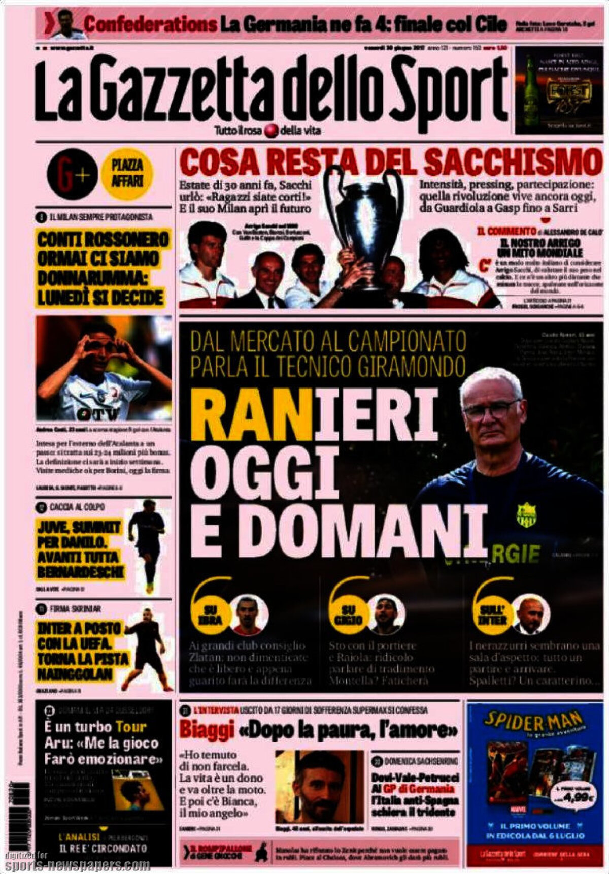 Ce scriu azi ziarele de sport din lume (30 iunie 2017)