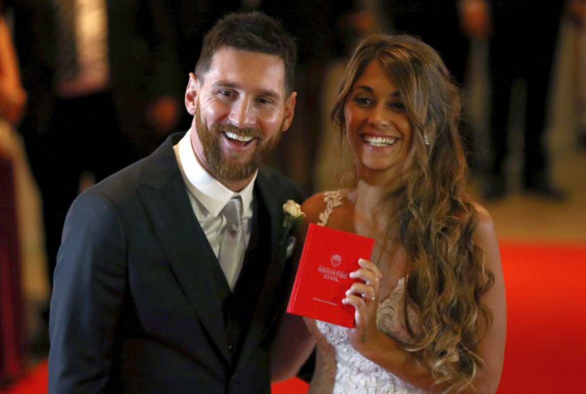 GALERIE FOTO Imagini de la nunta anului » Messi și Antonela s-au căsătorit la Rosario + de ce a surprins apariția lui Pique