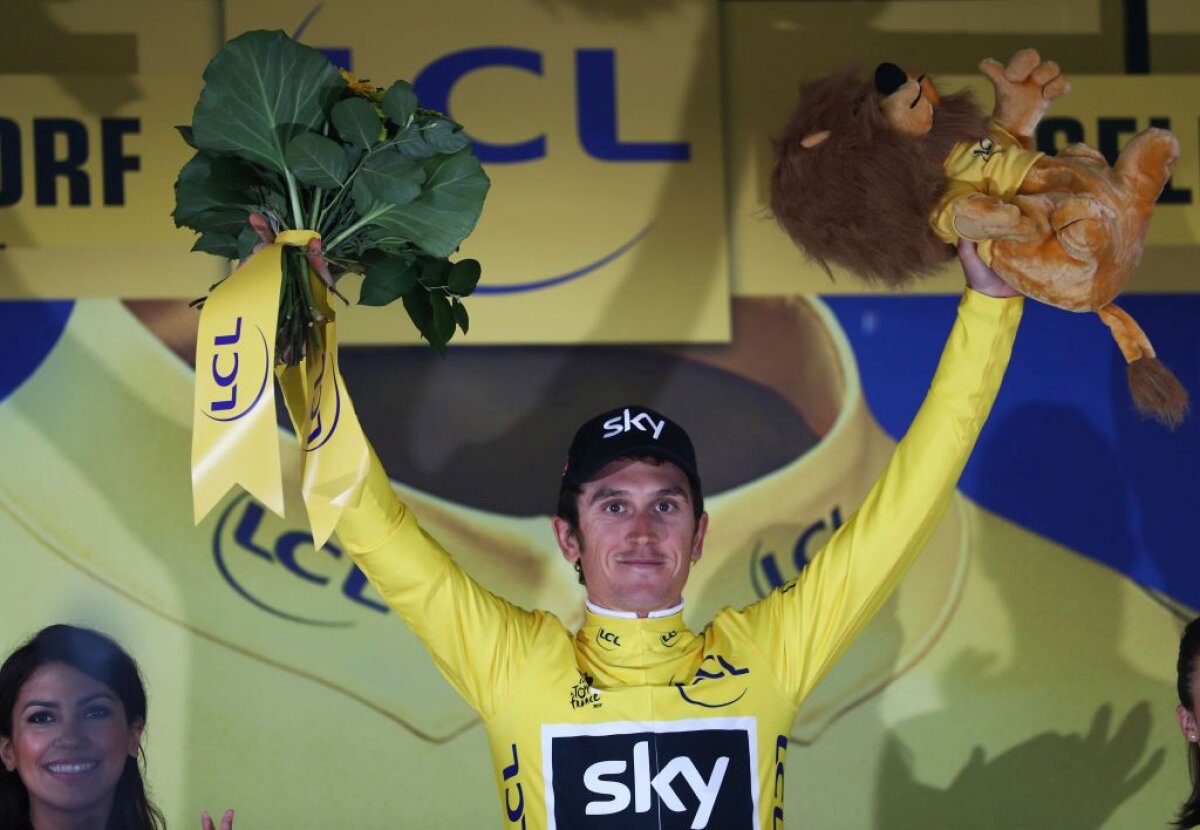 TURUL FRANȚEI. Geraint Thomas, primul tricou galben! Alejandro Valverde s-a făcut bucăți, iar Chris Froome a luat peste 1/2 minut față de rivali