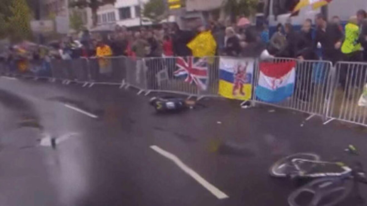 TURUL FRANȚEI. Geraint Thomas, primul tricou galben! Alejandro Valverde s-a făcut bucăți, iar Chris Froome a luat peste 1/2 minut față de rivali