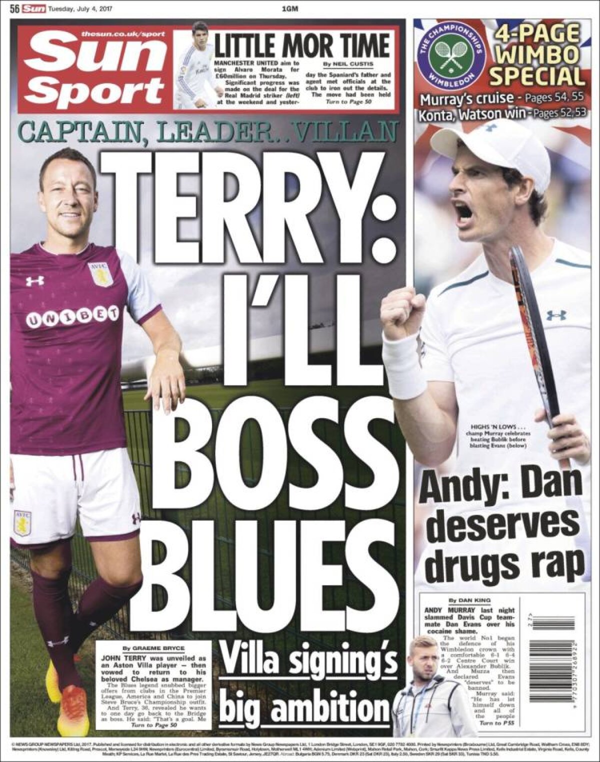 Ce scriu azi ziarele de sport din lume (4 iulie 2017)