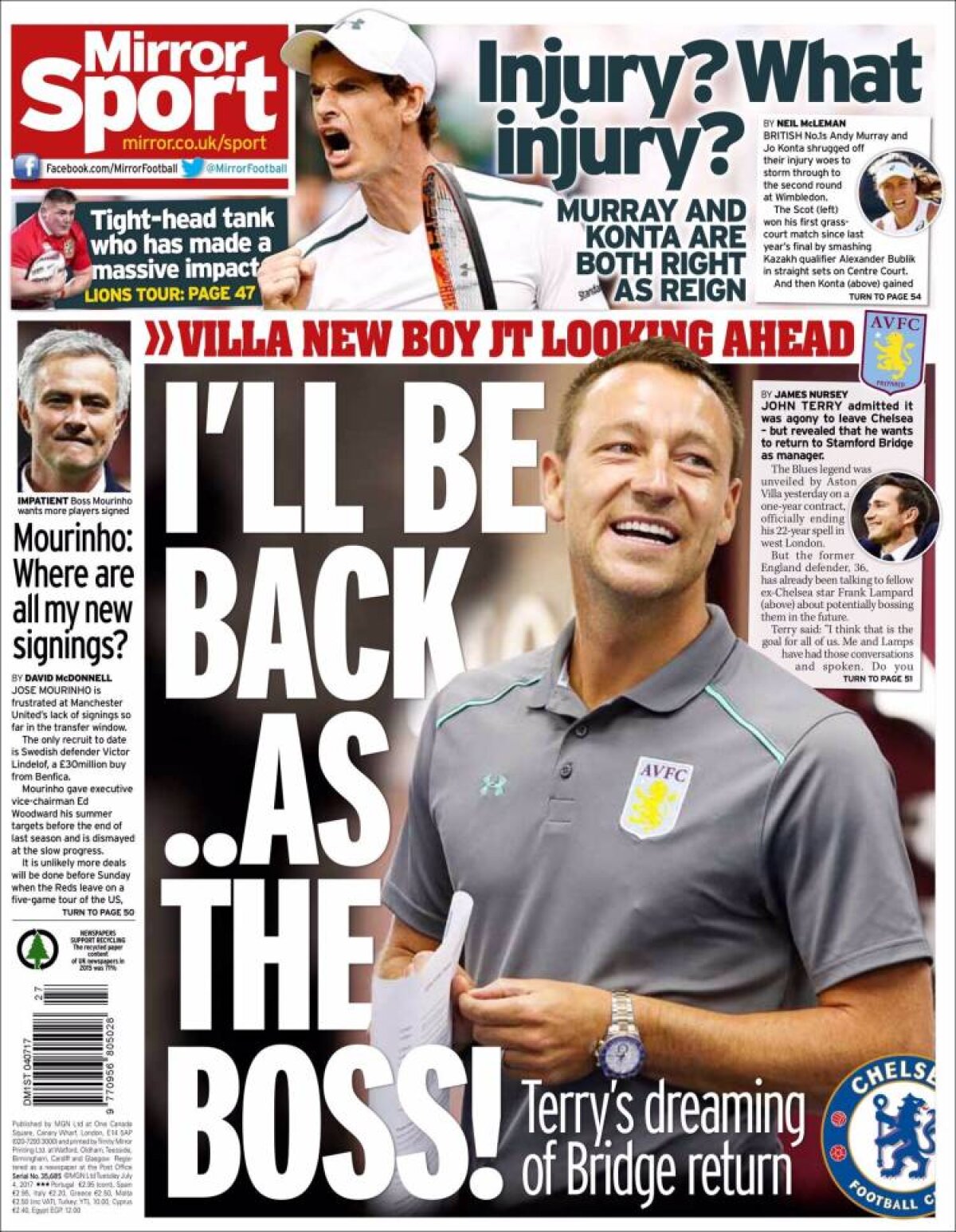 Ce scriu azi ziarele de sport din lume (4 iulie 2017)