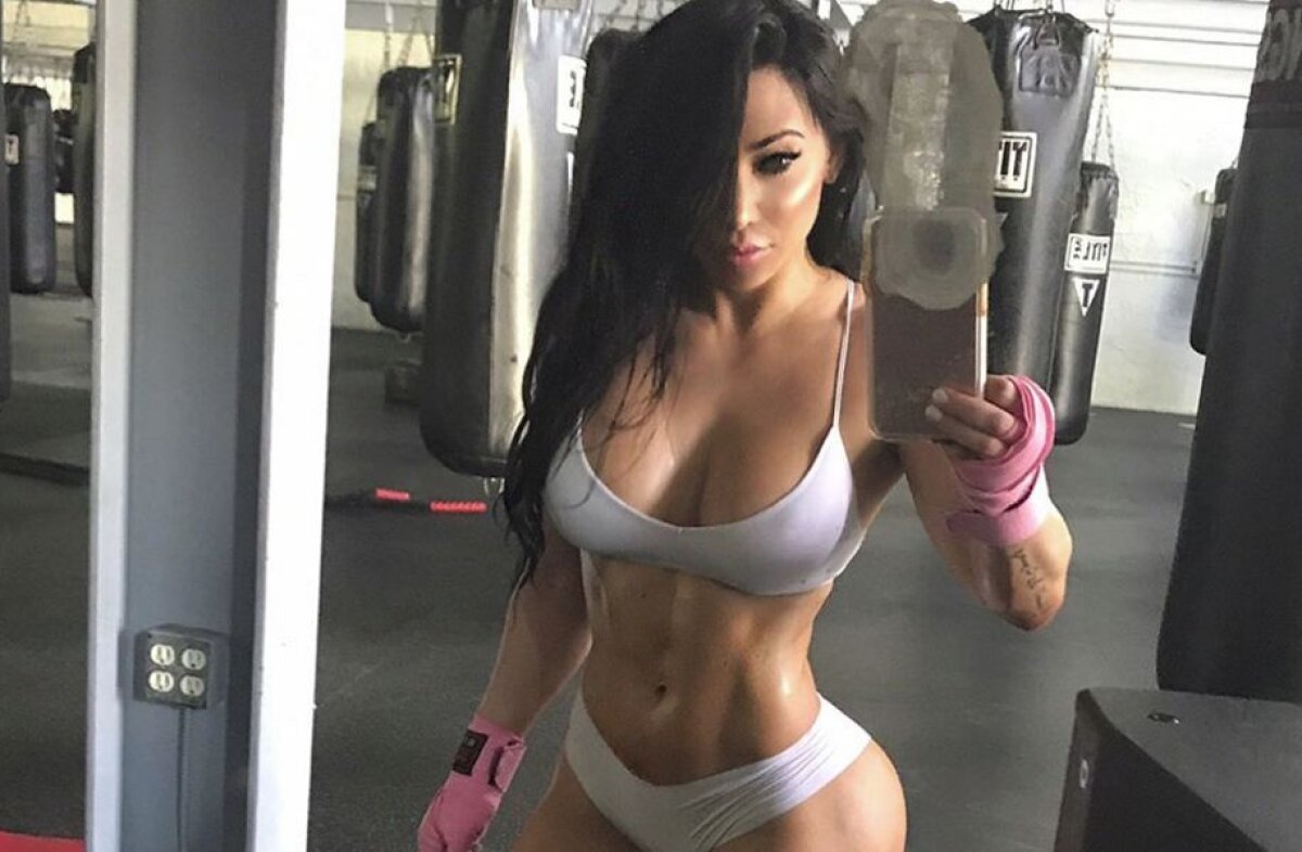 FOTO Fitness și box » O stea în devenire: Mel e una dintre cele mai sexy antrenoare