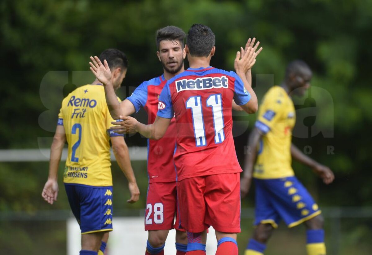 VIDEO + FOTO FCSB o surclasează pe Waasland-Beveren, scor 3-0! Budescu a făcut spectacol și la acest amical 