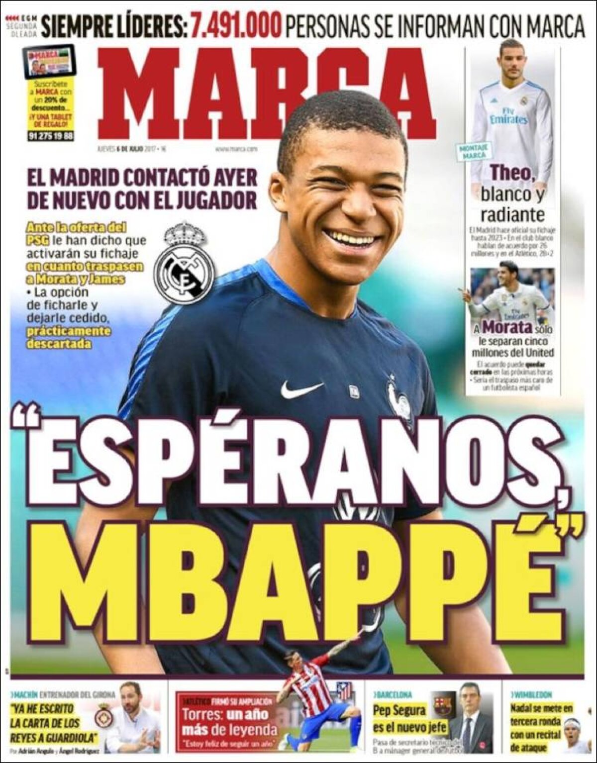 Ce scriu azi ziarele de sport din lume (6 iulie 2017)