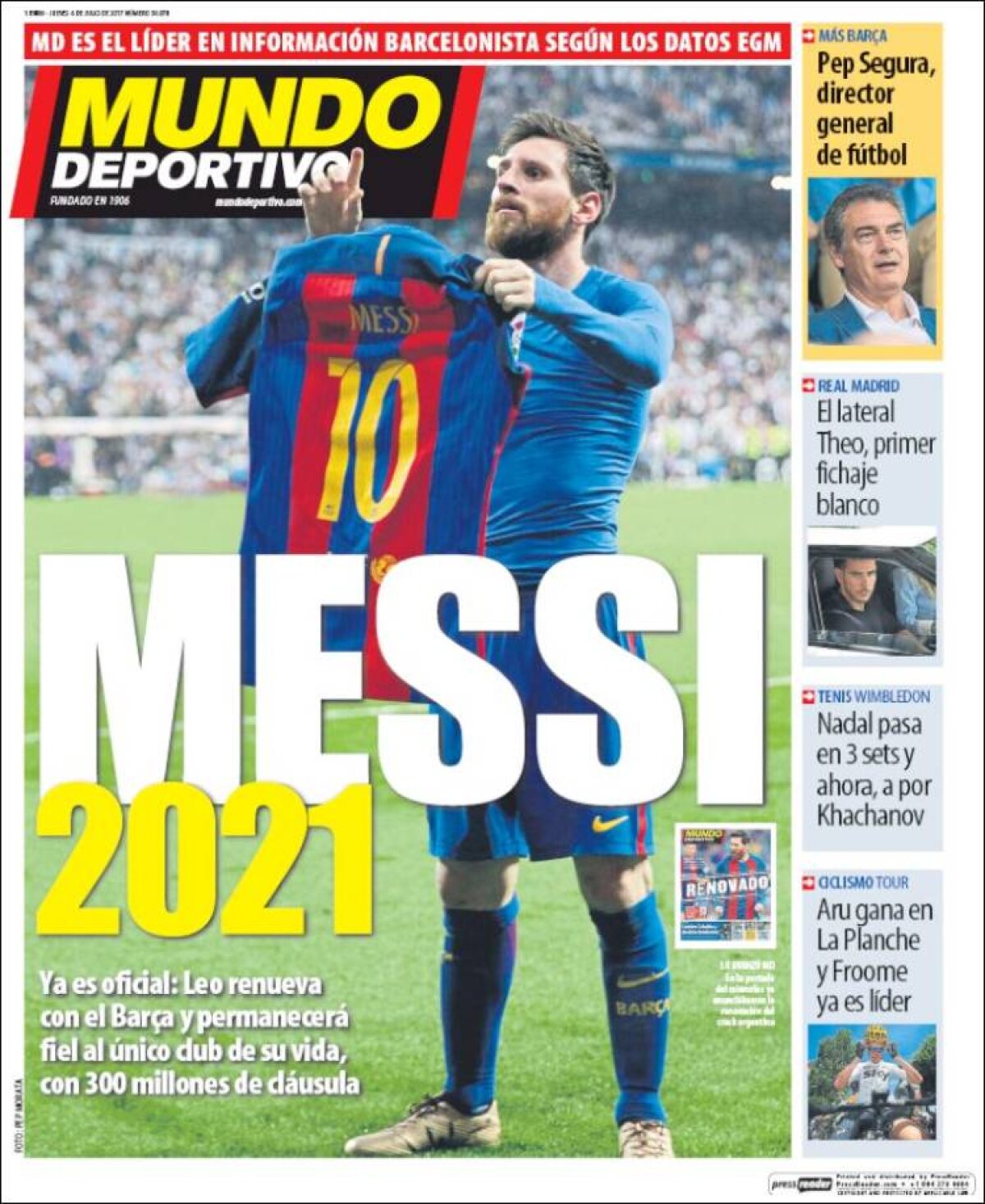 Ce scriu azi ziarele de sport din lume (6 iulie 2017)