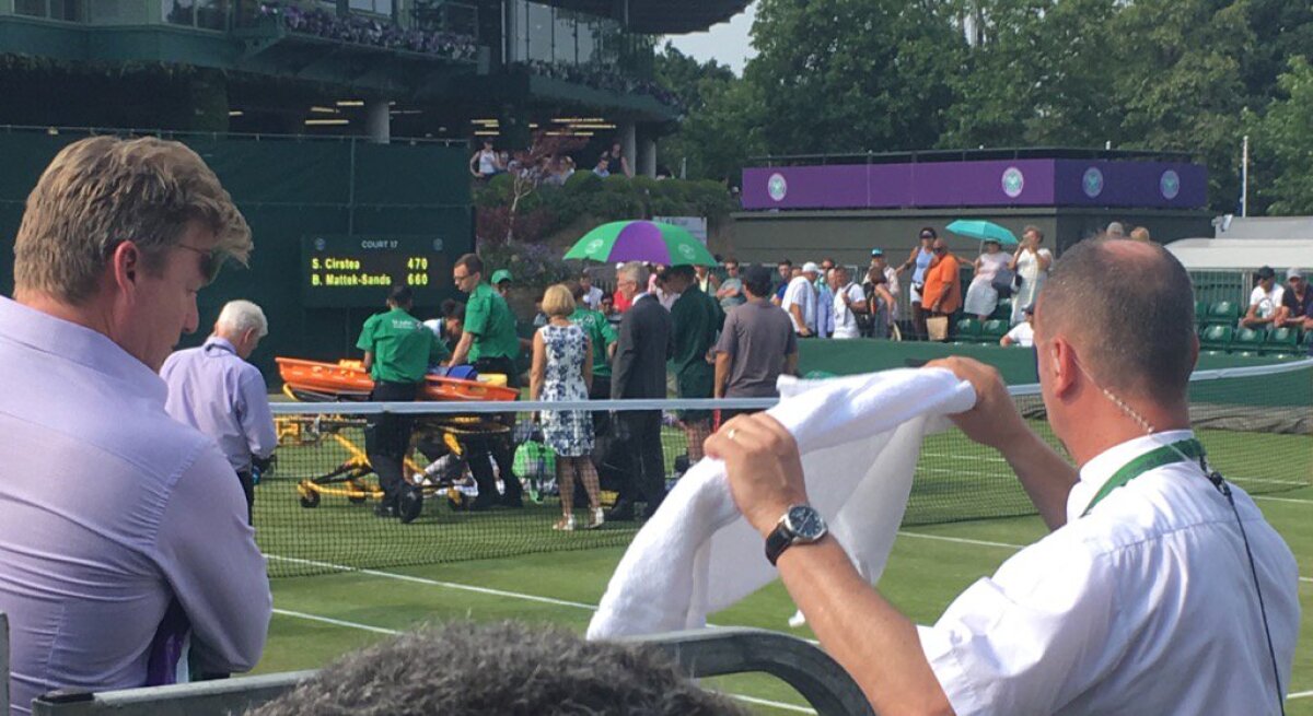 VIDEO ATENȚIE, IMAGINI TULBURĂTOARE Moment ȘOCANT la Wimbledon! Bethanie Mattek-Sands, adversara Soranei, s-a accidentat ORIBIL în timpul meciului! Sorana a început să plângă! Americanca a fost scoasă cu targa de pe teren!