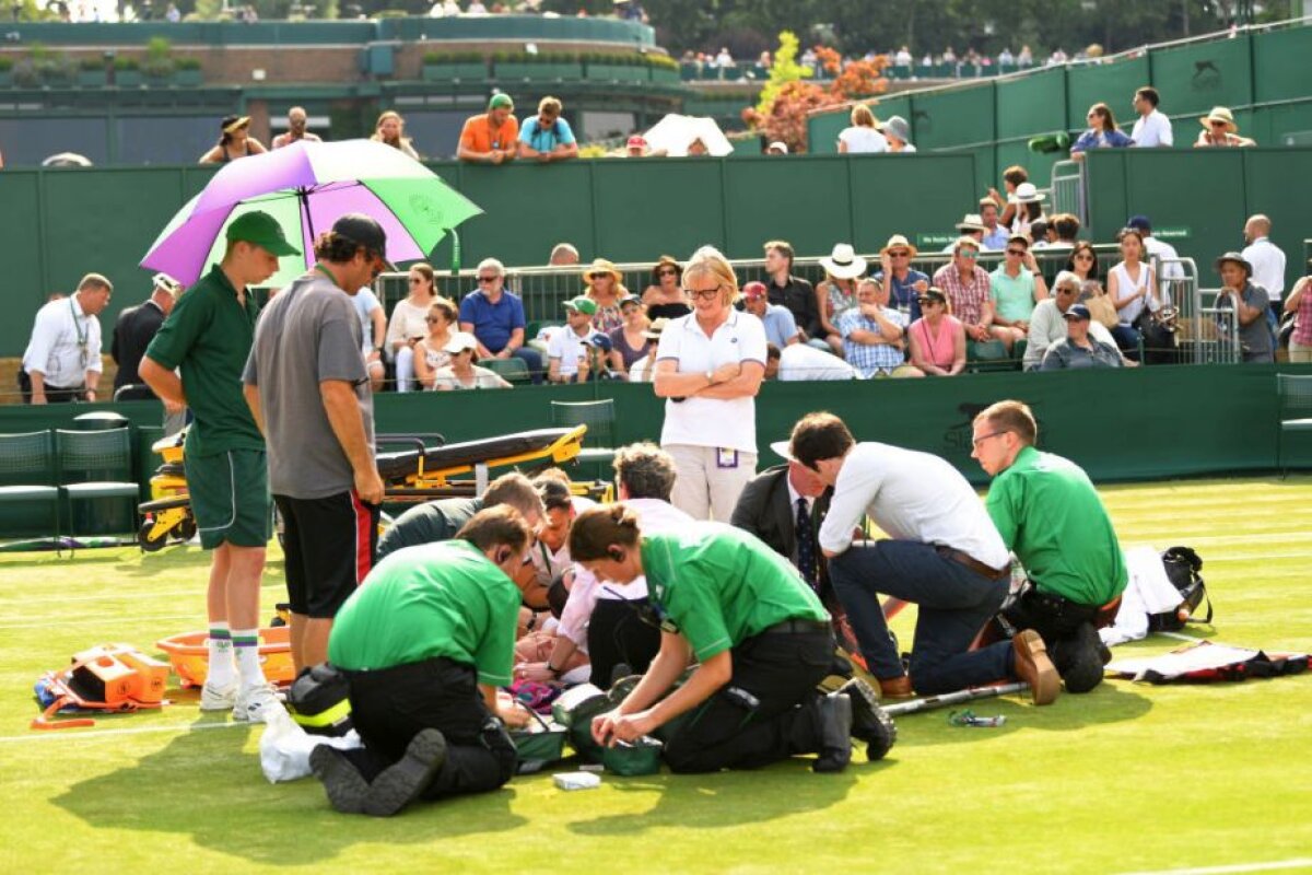 VIDEO ATENȚIE, IMAGINI TULBURĂTOARE Moment ȘOCANT la Wimbledon! Bethanie Mattek-Sands, adversara Soranei, s-a accidentat ORIBIL în timpul meciului! Sorana a început să plângă! Americanca a fost scoasă cu targa de pe teren!