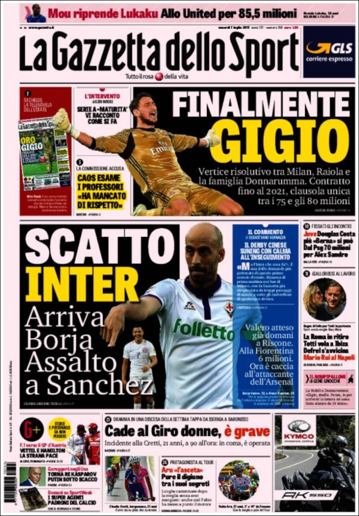 Ce scriu azi ziarele de sport din lume (7 iulie 2017)