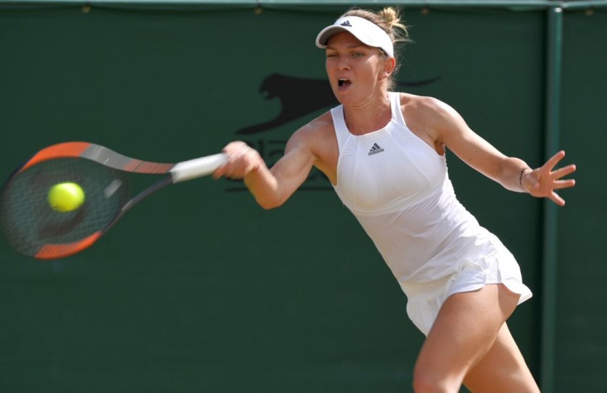 Simona Halep e în optimile de finală de la Wimbledon! Victorie în două seturi cu Shuai Peng » Românca își cunoaște următoarea adversară