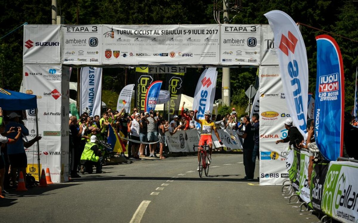 FOTO » Se naște un campion » Columbianul Egan Bernal a câștigat etapa a III-a a Turului Sibiului