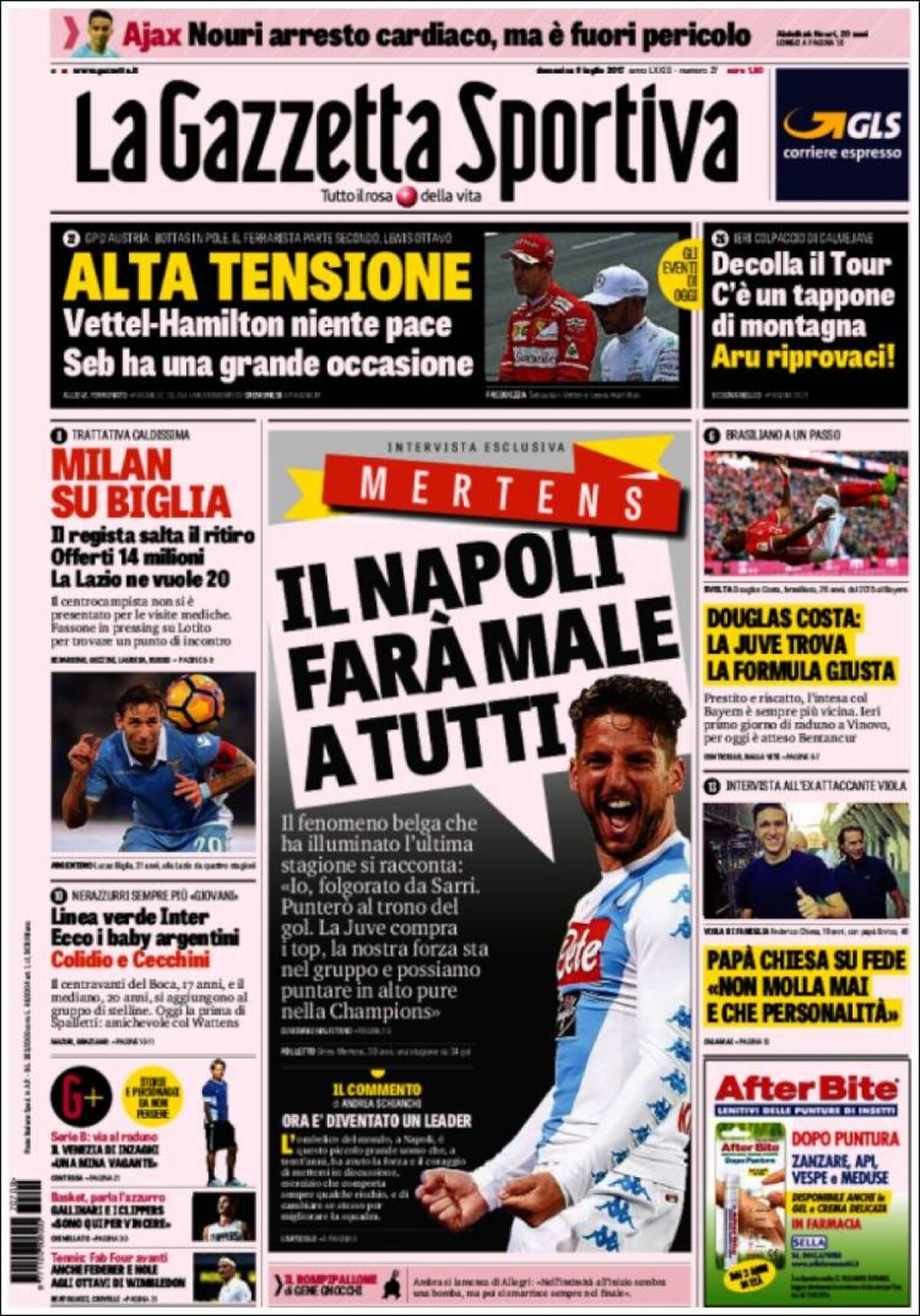 Ce scriu azi ziarele de sport din lume (9 iulie 2017)