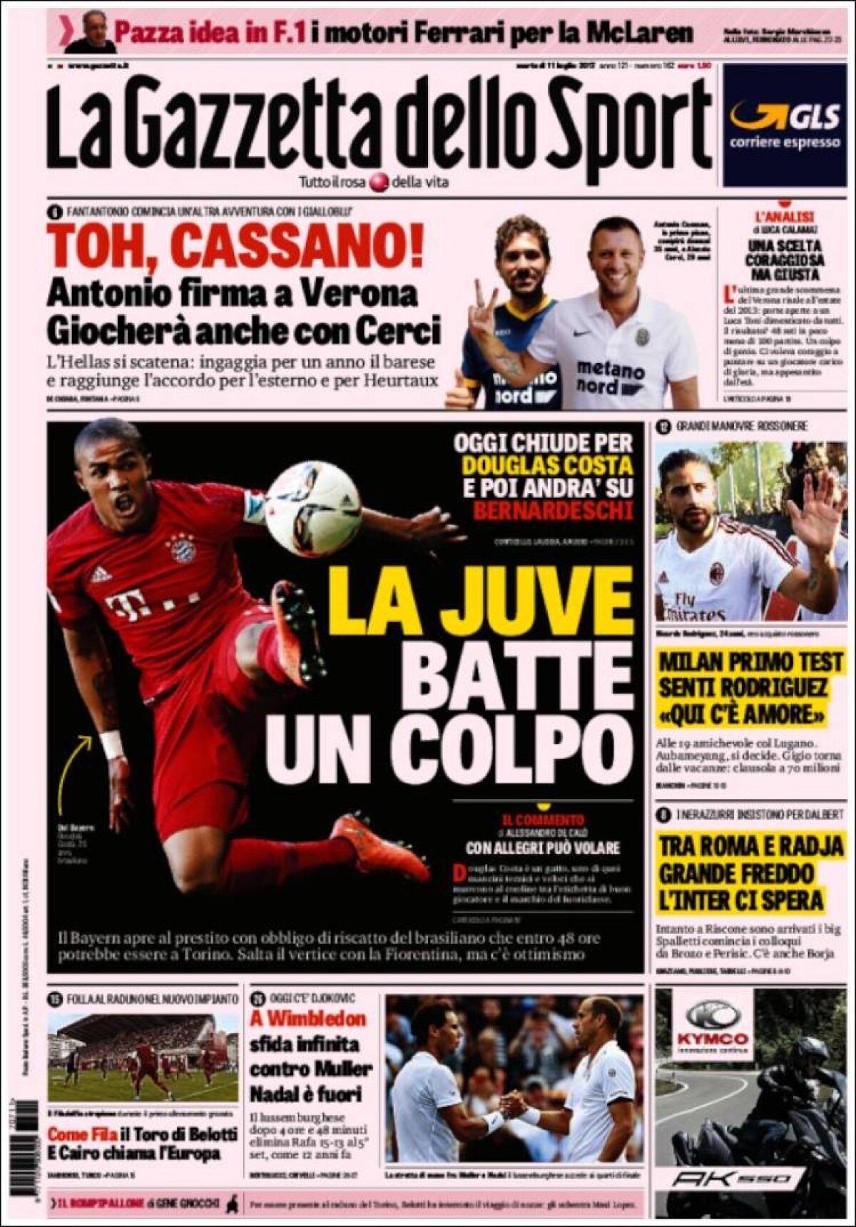 Ce scriu azi ziarele de sport din lume (11 iulie 2017)