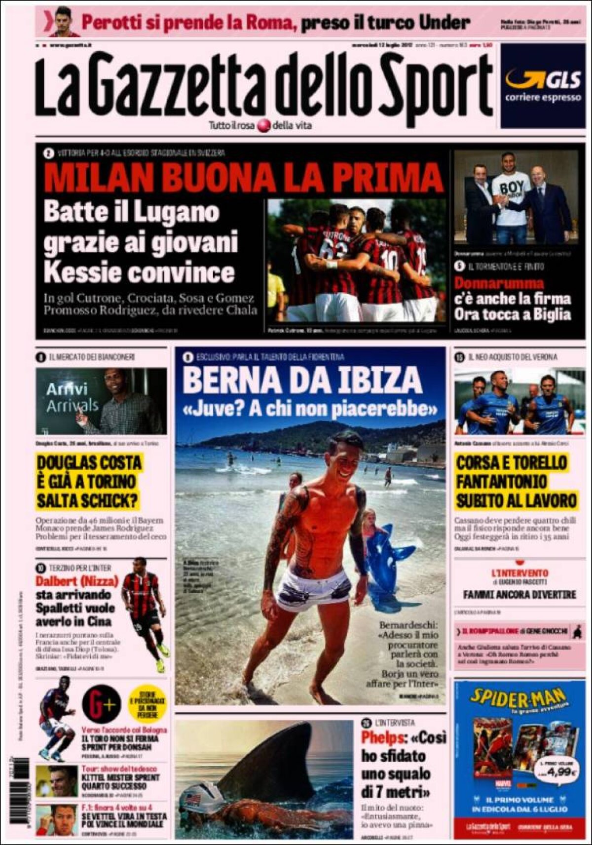 Ce scriu azi ziarele de sport din lume (12 iulie 2017)