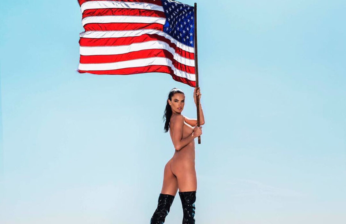 FOTO Prietena lui Neymar și steagul Americii: imagini incendiare cu Alessandra 