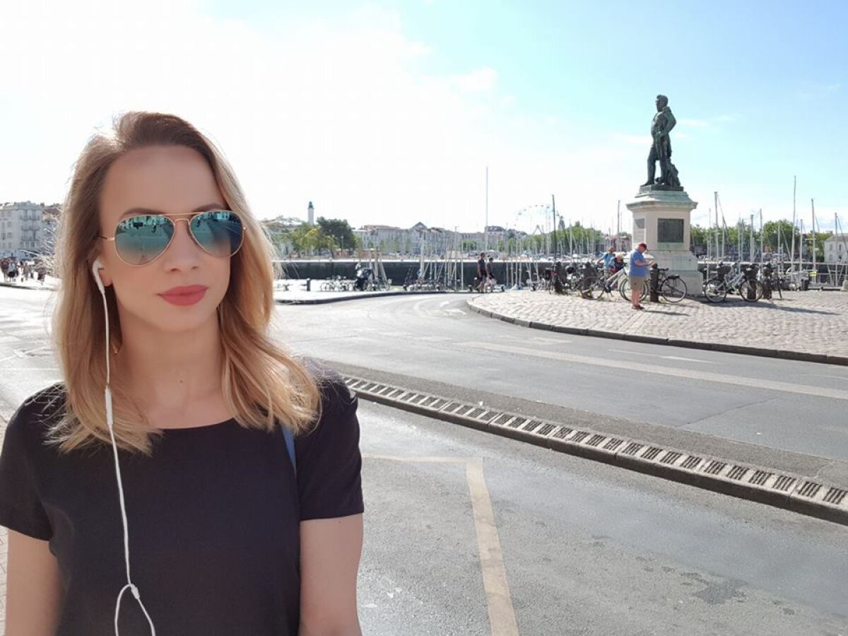 FOTO Nu și-a pierdut îndemânarea! Sandra Izbașa a refăcut în vacanță un exercițiu spectaculos din gimnastică