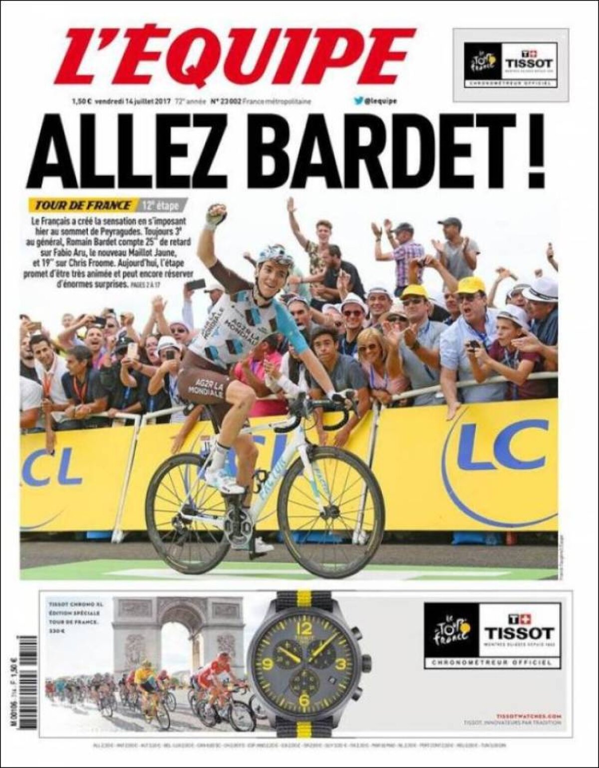 Ce scriu azi ziarele de sport din lume (14 iulie 2017)