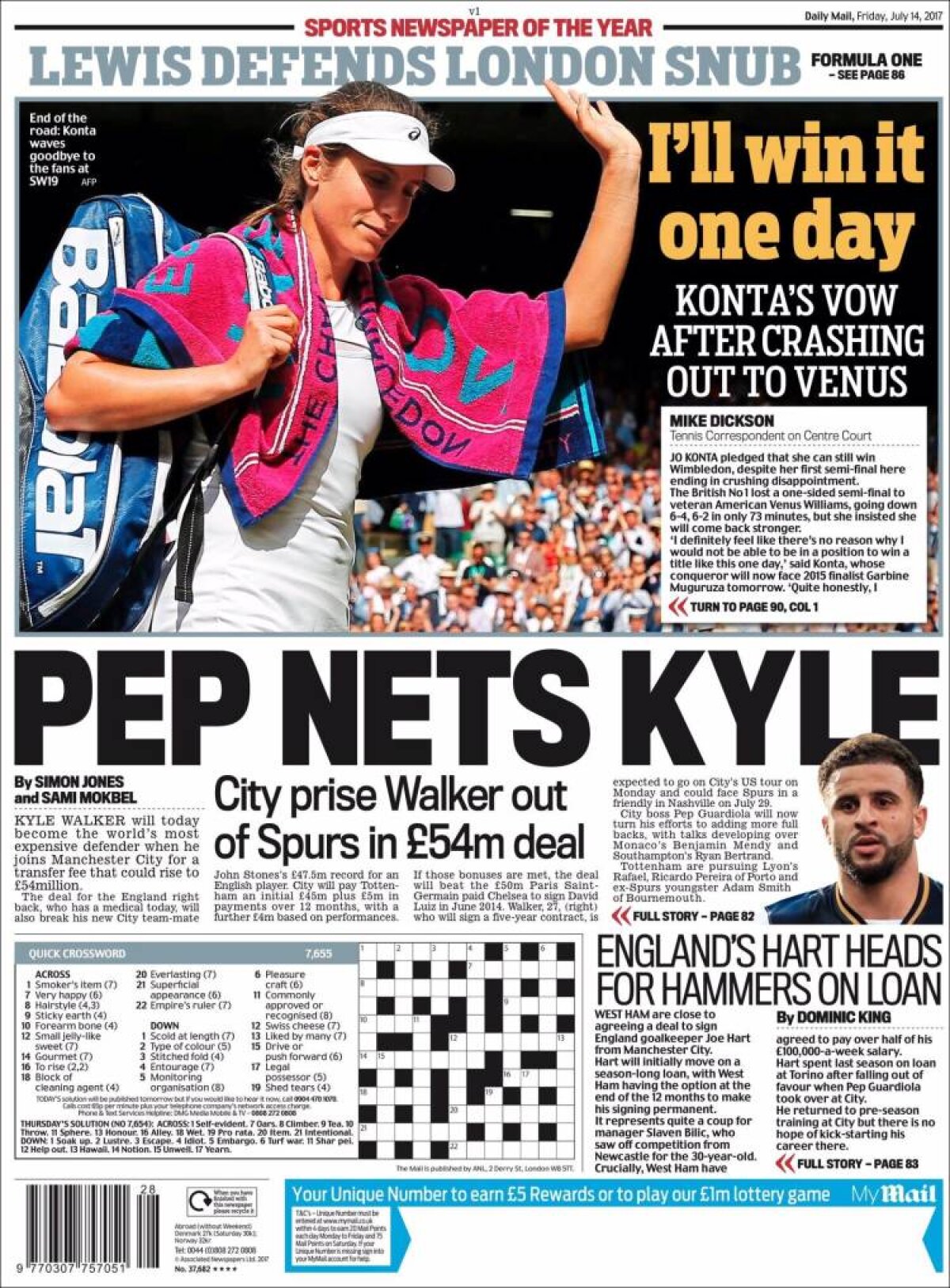 Ce scriu azi ziarele de sport din lume (14 iulie 2017)