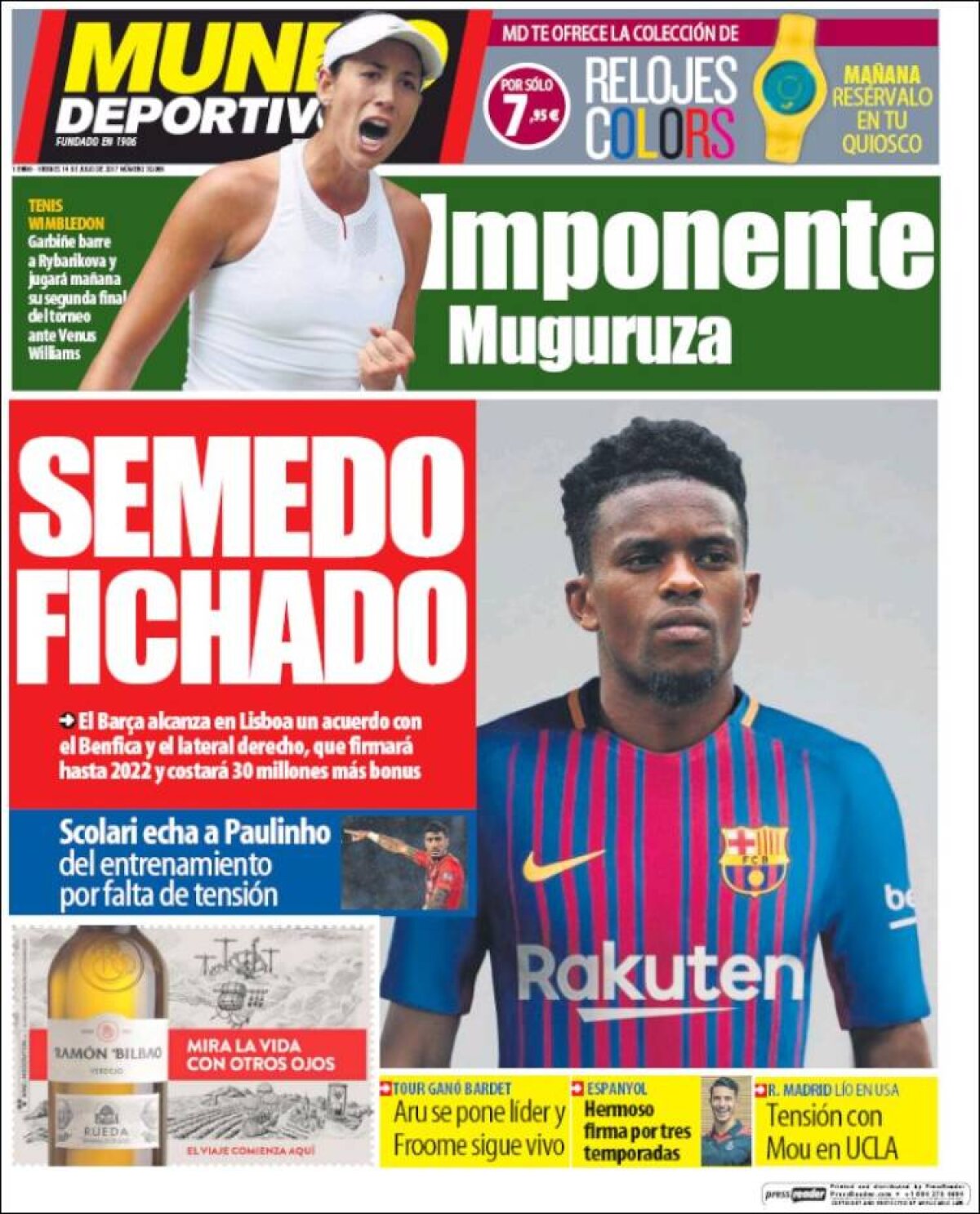 Ce scriu azi ziarele de sport din lume (14 iulie 2017)