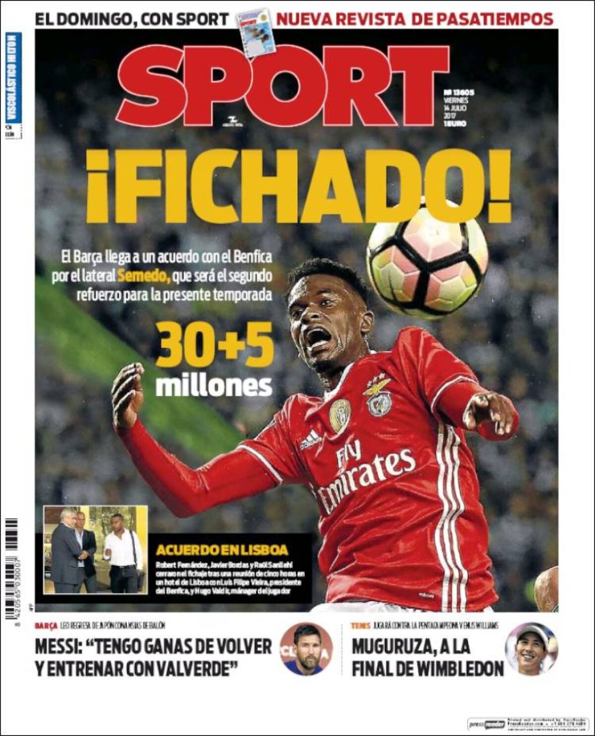 Ce scriu azi ziarele de sport din lume (14 iulie 2017)