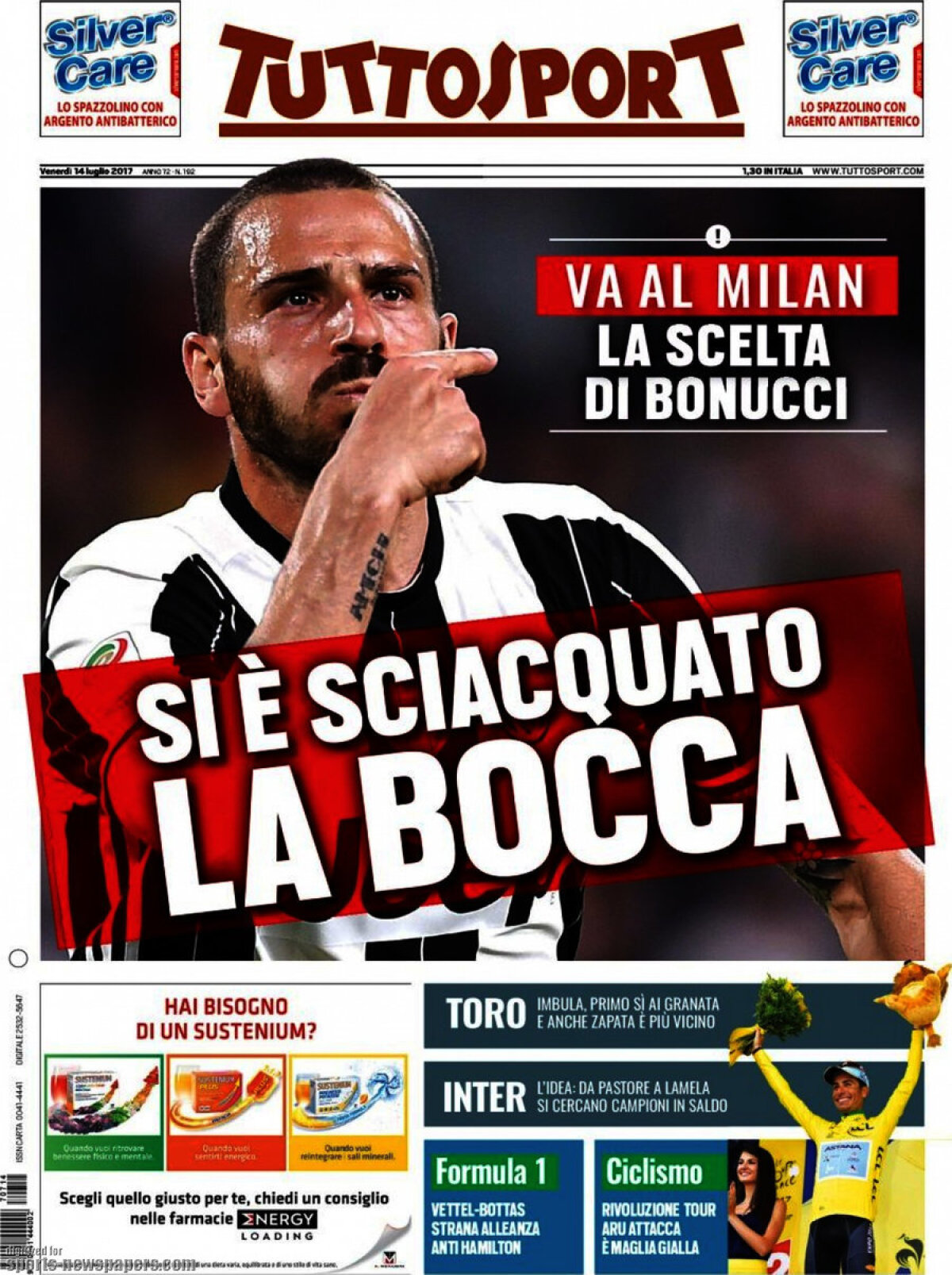 Ce scriu azi ziarele de sport din lume (14 iulie 2017)