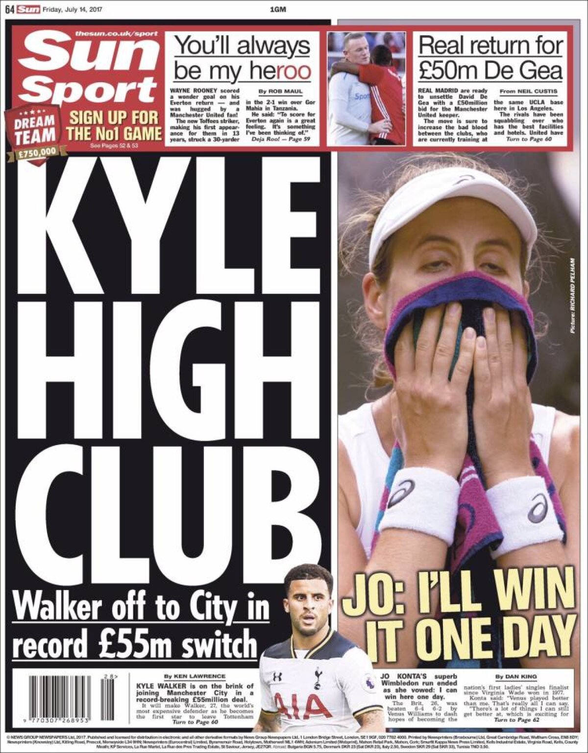 Ce scriu azi ziarele de sport din lume (14 iulie 2017)