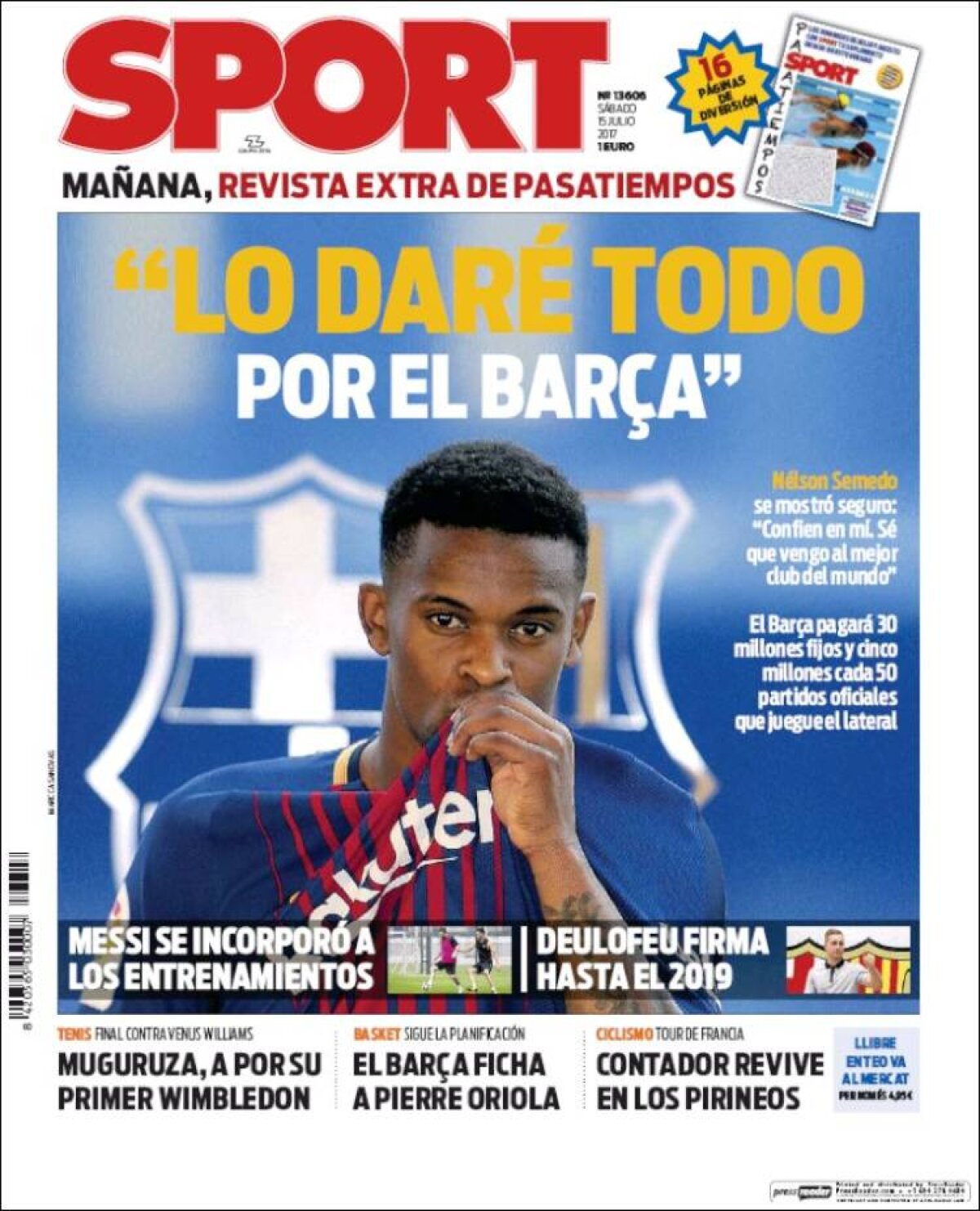 Ce scriu azi ziarele de sport din lume (15 iulie 2017)