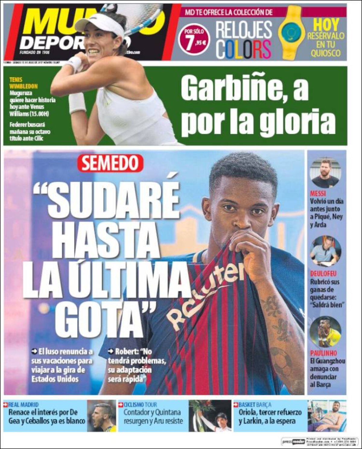 Ce scriu azi ziarele de sport din lume (15 iulie 2017)