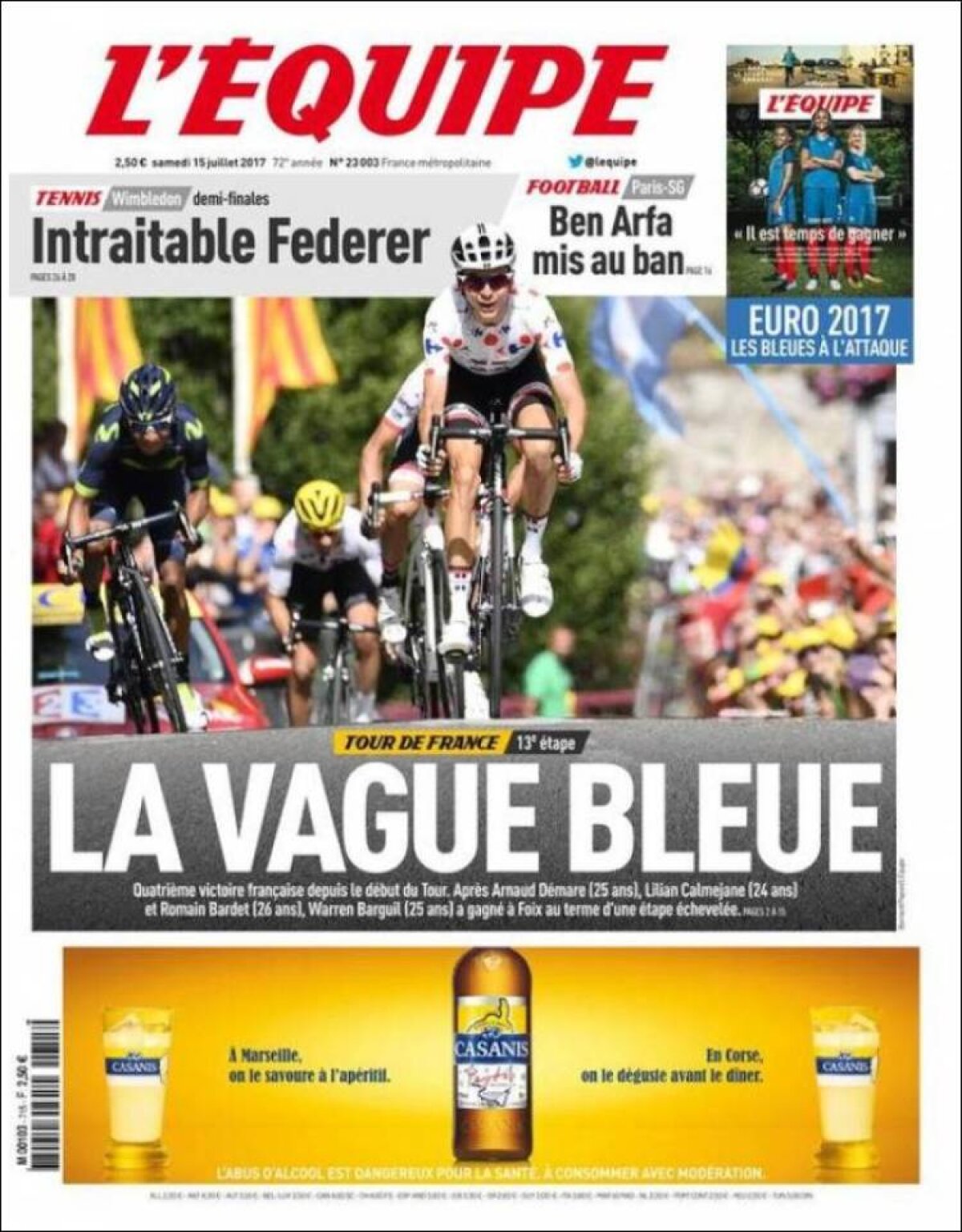 Ce scriu azi ziarele de sport din lume (15 iulie 2017)