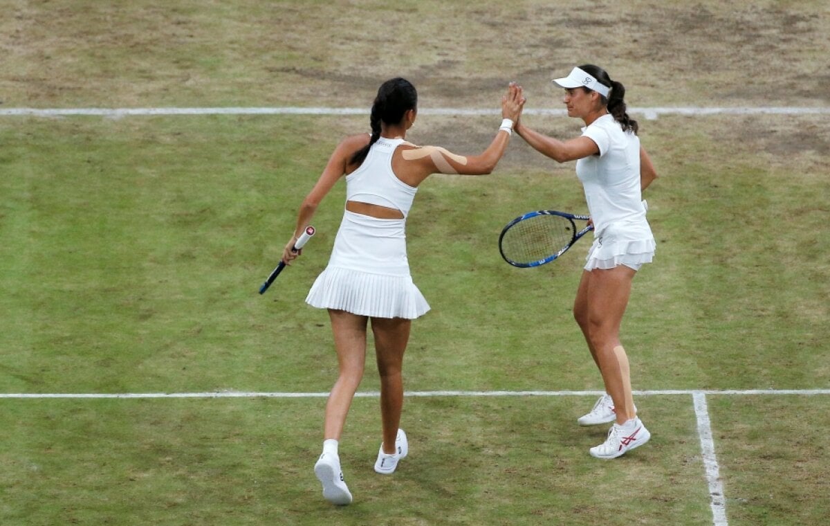  VIDEO+FOTO Niculescu și Chan au pierdut finala de dublu de la Wimbledon în fața rusoaicelor Vesnina și Makarova » Doar a 3-a finală de Mare Șlem care are acest deznodământ