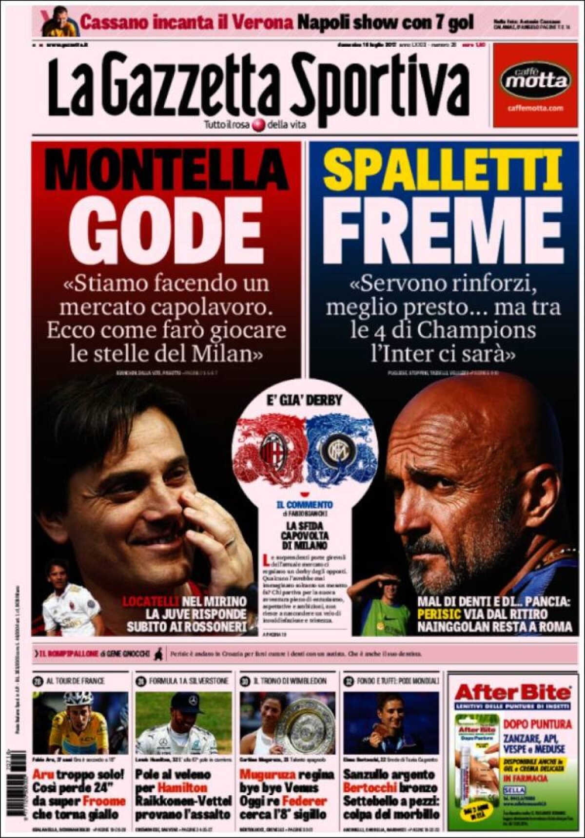 Ce scriu azi ziarele de sport din lume (16 iulie 2017)