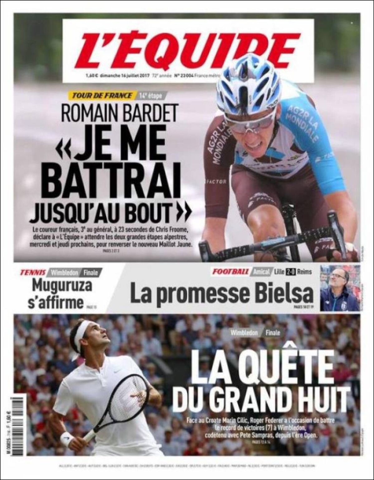 Ce scriu azi ziarele de sport din lume (16 iulie 2017)