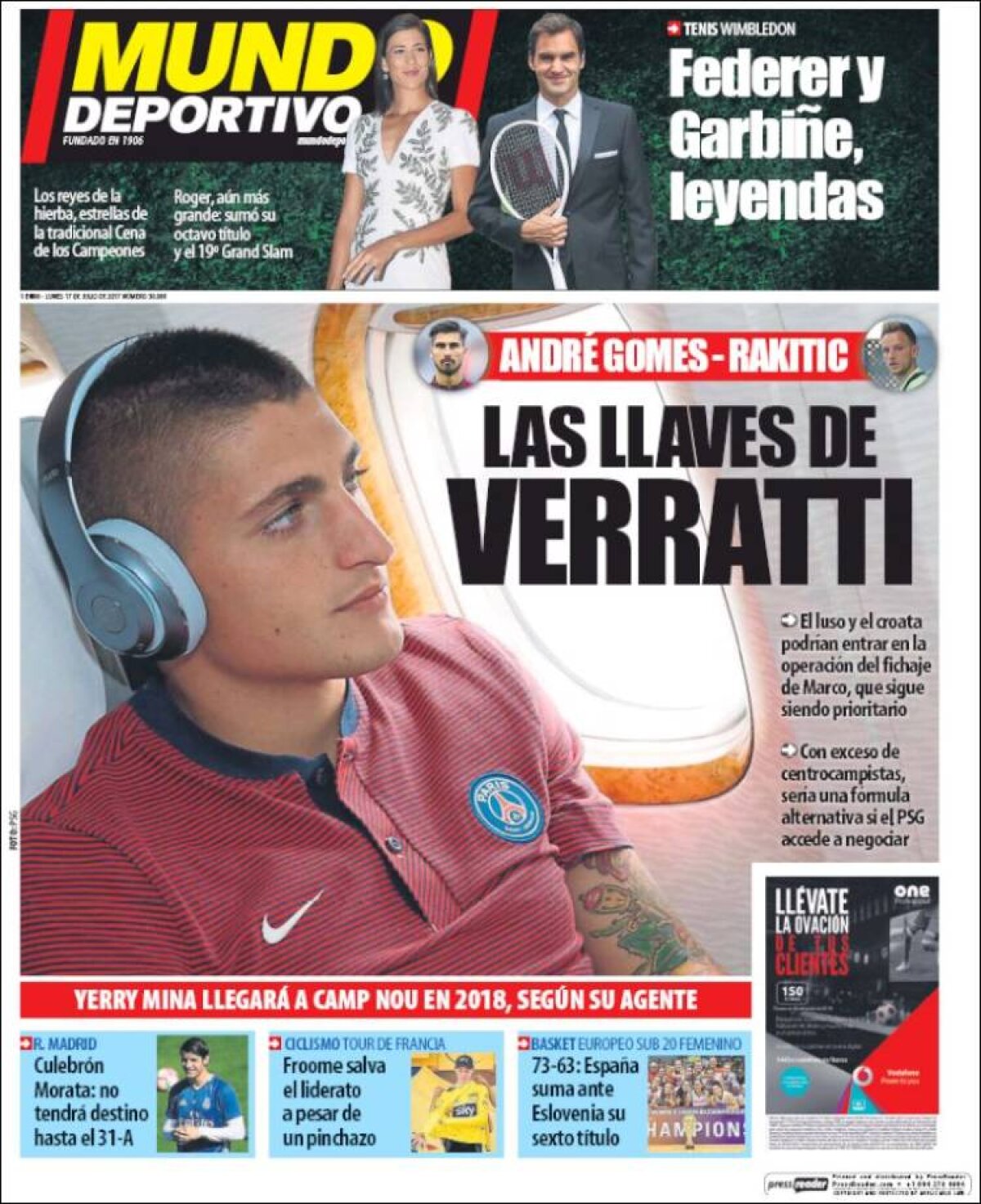 Ce scriu azi ziarele de sport din lume (17 iulie 2017)